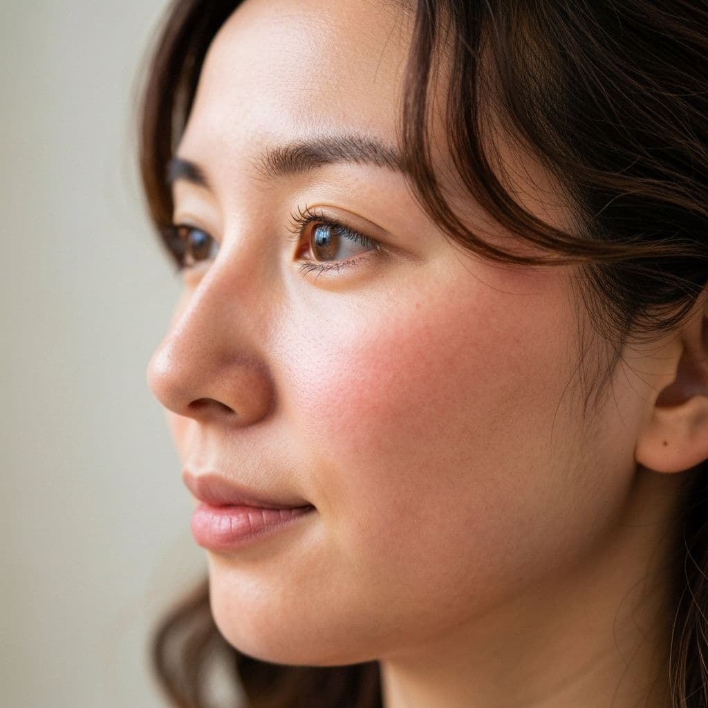 Przed masażem Kobido Wrocław - zdjęcie porównawcze efektów zabiegu